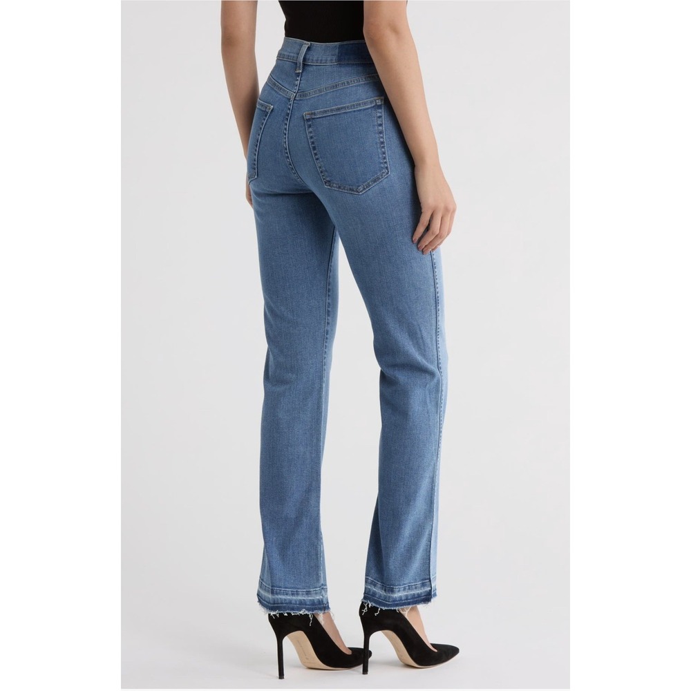 Ética Willow High Waist Release Hem Ankle Slim Boot Jeans Size 28 NWT Color Coba